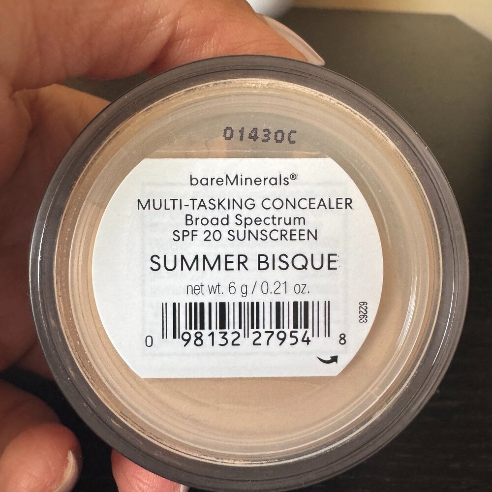 SEALED bareMinerals Concealer in Summer Bisque w/ SPF 20 - JUMBO SIZE  - .21oz